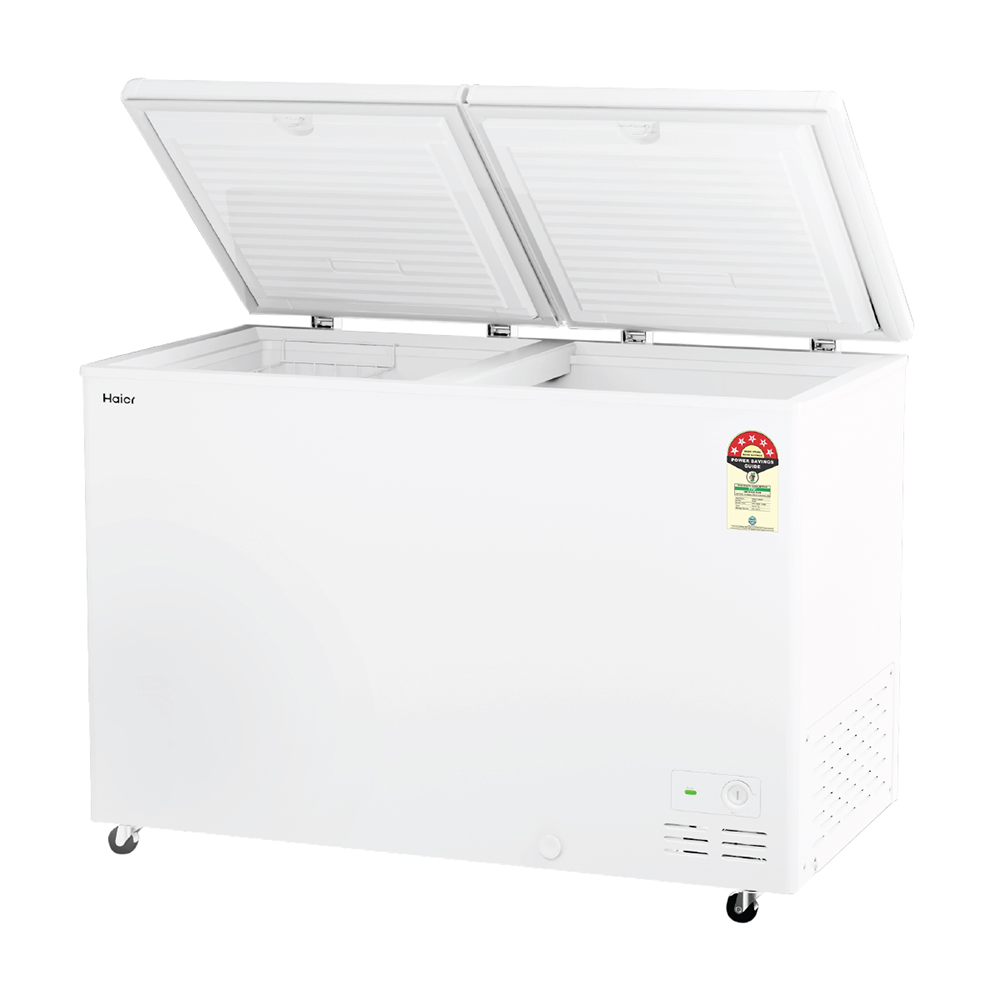 Haier 500 Ltr Double door- White Colour Convertible Hard top Freezer
